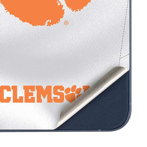 Clemson University White Jersey Galaxy A36 5G Skin