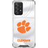 Clemson University White Jersey Galaxy A52 5G Clear Case