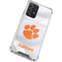 Clemson University White Jersey Galaxy A52 5G Clear Case
