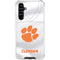 Clemson University White Jersey Galaxy A54 5G Clear Case