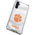 Clemson University White Jersey Galaxy A54 5G Clear Case