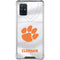 Clemson University White Jersey Galaxy A71 5G Clear Case