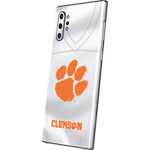 Clemson University White Jersey Galaxy Note 10 Plus Skin