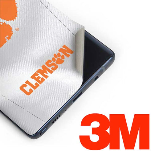Clemson University White Jersey Galaxy Note 9 Skin