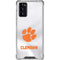 Clemson University White Jersey Galaxy Note20 5G Clear Case