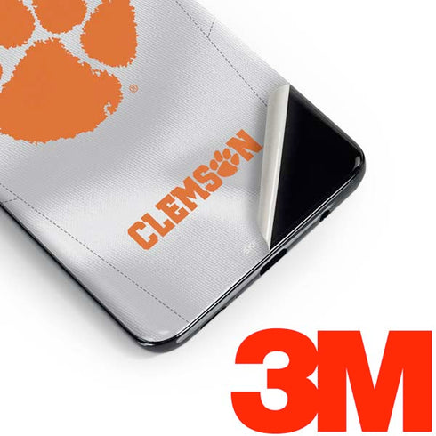 Clemson University White Jersey Galaxy S10e Skin