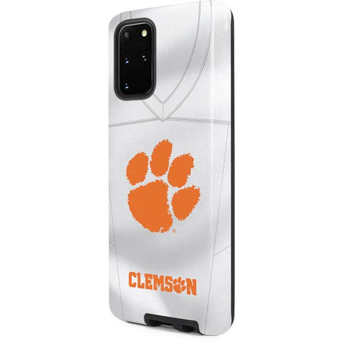 Clemson University White Jersey Galaxy S20 Plus Pro Case