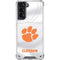 Clemson University White Jersey Galaxy S21 5G Clear Case