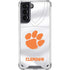 Clemson University White Jersey Galaxy S21 5G Clear Case