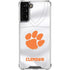 Clemson University White Jersey Galaxy S21 FE Clear Case