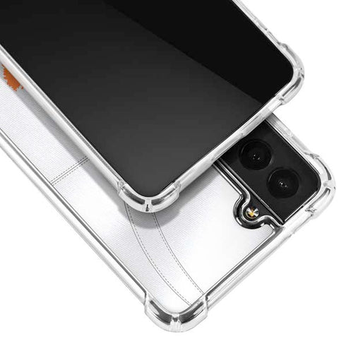 Clemson University White Jersey Galaxy S21 FE Clear Case