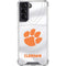 Clemson University White Jersey Galaxy S22 Clear Case