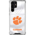 Clemson University White Jersey Galaxy S22 Ultra Clear Case