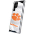 Clemson University White Jersey Galaxy S22 Ultra Clear Case