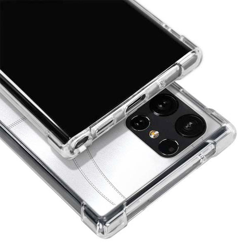 Clemson University White Jersey Galaxy S22 Ultra Clear Case