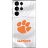 Clemson University White Jersey Galaxy S22 Ultra Skin