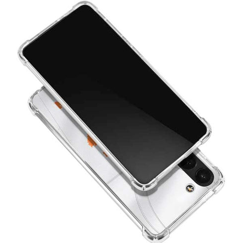 Clemson University White Jersey Galaxy S23 Clear Case