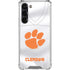 Clemson University White Jersey Galaxy S23 FE Clear Case