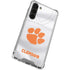 Clemson University White Jersey Galaxy S23 FE Clear Case
