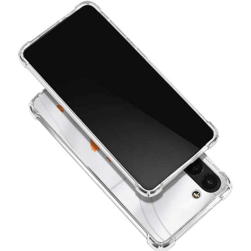 Clemson University White Jersey Galaxy S23 Plus Clear Case