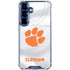 Clemson University White Jersey Galaxy S25 Clear Case
