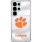 Clemson University White Jersey Galaxy S25 Ultra Clear Case