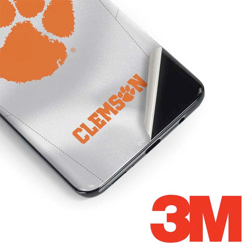 Clemson University White Jersey Galaxy S9 Plus Skin