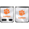 Clemson University White Jersey Galaxy Z Flip Skin