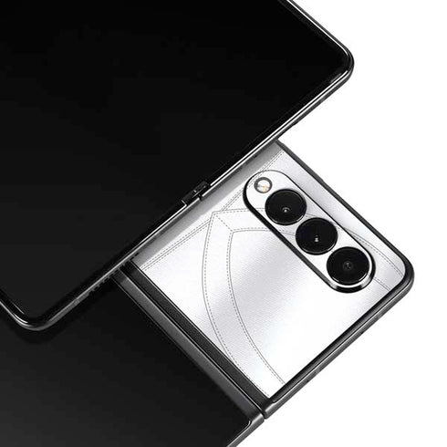 Clemson University White Jersey Galaxy Z Fold3 5G Skin