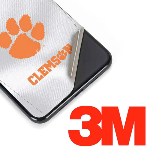 Clemson University White Jersey Google Pixel 3a Skin