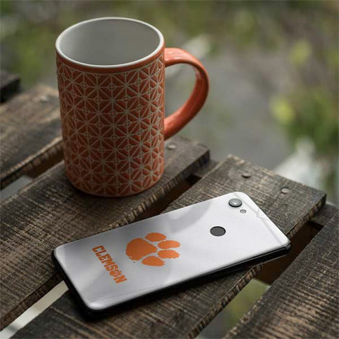 Clemson University White Jersey Google Pixel 3a XL Skin