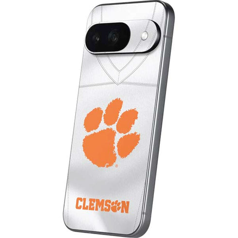 Clemson University White Jersey Google Pixel 9 Skin