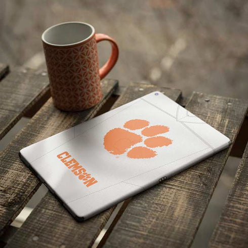 Clemson University White Jersey iPad Skins