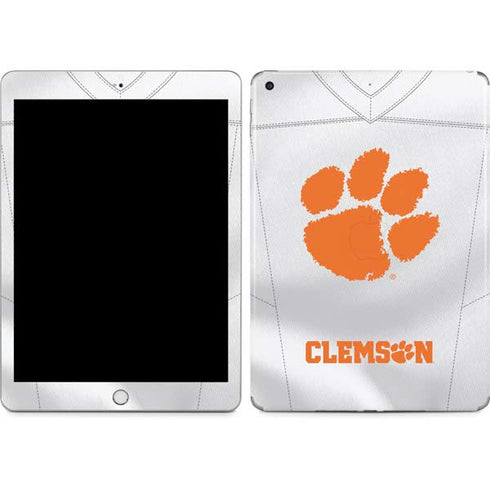 Clemson University White Jersey Apple iPad Skin