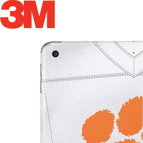 Clemson University White Jersey Apple iPad Skin