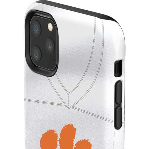 Clemson University White Jersey iPhone 11 Pro Max Impact Case