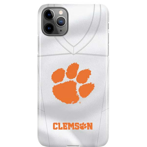 Clemson University White Jersey iPhone Cases