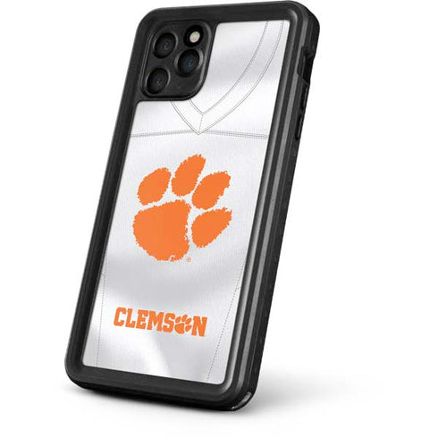 Clemson University White Jersey iPhone 11 Pro Waterproof Case