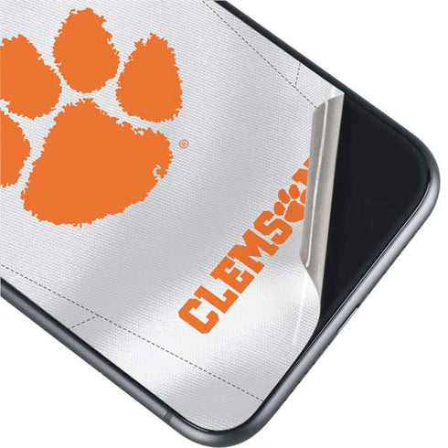 Clemson University White Jersey iPhone 11 Skin