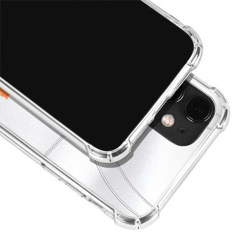 Clemson University White Jersey iPhone 12 Clear Case