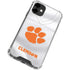 Clemson University White Jersey iPhone 12 Clear Case