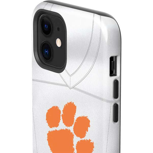 Clemson University White Jersey iPhone 12 Impact Case