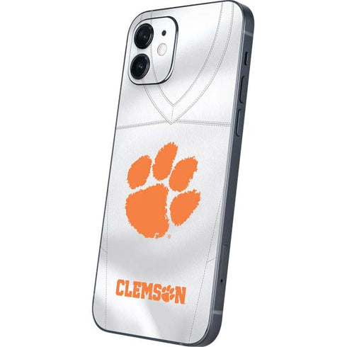 Clemson University White Jersey iPhone 12 Skin