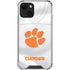 Clemson University White Jersey iPhone 13 Clear Case