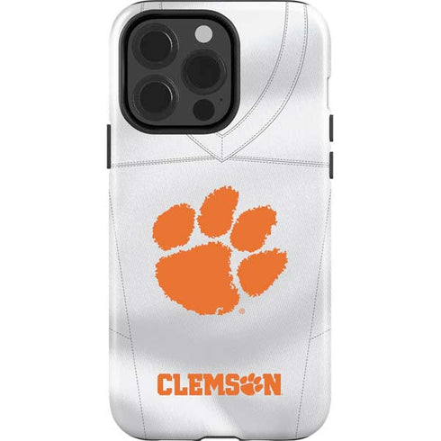 Clemson University White Jersey iPhone 13 Pro Impact Case