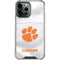 Clemson University White Jersey iPhone 13 Pro Max Clear Case