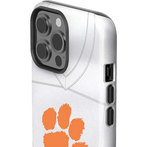 Clemson University White Jersey iPhone 13 Pro Max Impact Case
