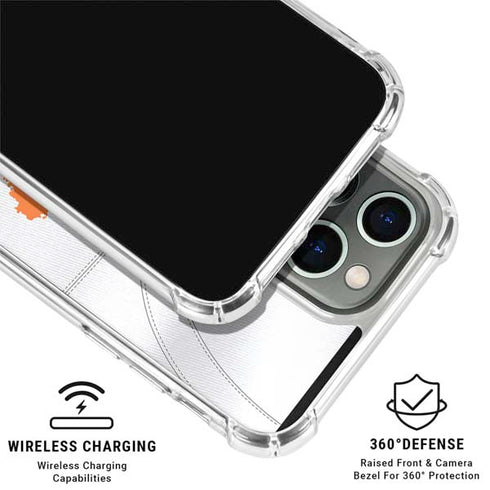 Clemson University White Jersey iPhone 15 Pro Clear Case