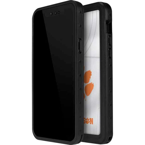Clemson University White Jersey iPhone 15 Pro Waterproof Case