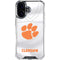 Clemson University White Jersey iPhone 16 Clear Case